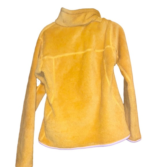 Patagonia yellow Women's Re-Tool Snap-T Fleece Pullover M polartec thermal pro - Picture 2 of 3
